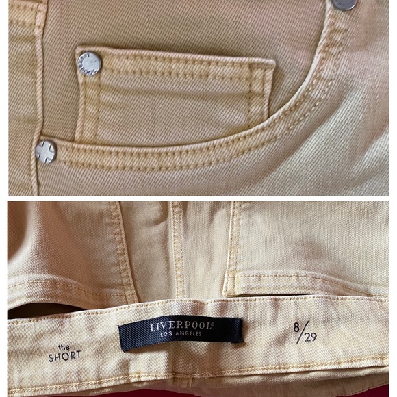 LiverPool Los Angeles NWOT Chloe Rolled Cuff Stretch “the shorts” Shorts Sz 29 - Picture 5 of 11
